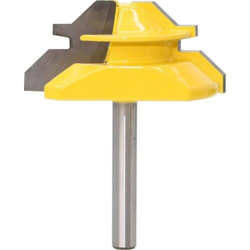 Woodworking Tool Stock Joint Router Bit Trimming Straight Milling Cutter Steel Durable 1/2 Inch