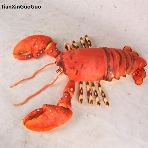 Simulation red lobster plush toy about 30cm soft doll baby toy birthday gift h0620