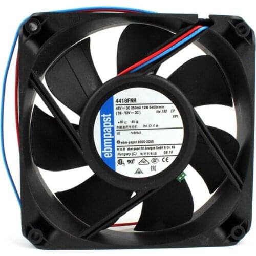 4418FNH 12025 48V 12W inverter Pv inverter fan 6months Warranty