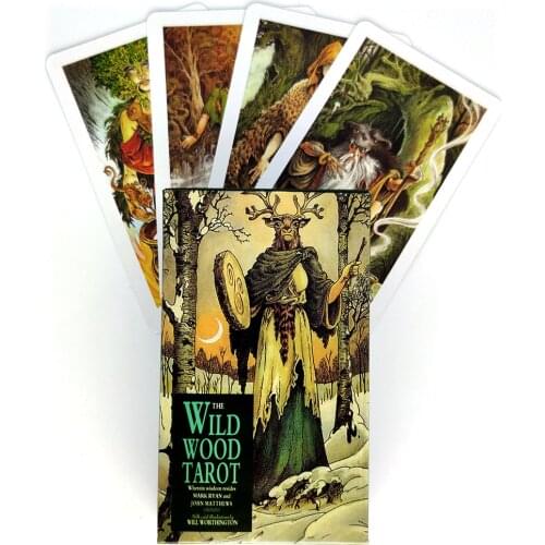 The Wild Wood Tarot Cards Mystical Guidance Divination Entertainment Partys Board Game Supports Wholesale 78 Sheets/Box