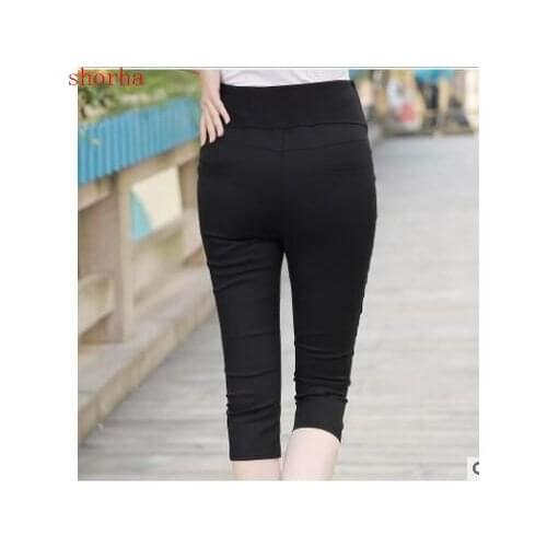 High Quality Maternity Belly Pants Causal Trousers for Pregnancy Wear Summer and Spring Seven points rousers for Pregnant women