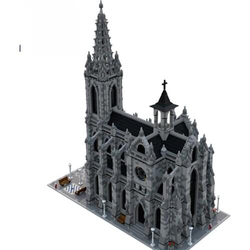 MOC World Tourist Attractions Famous Architectural Century Church Building Blocks Kit Large Bricks Childrens Toys Memorial Gift