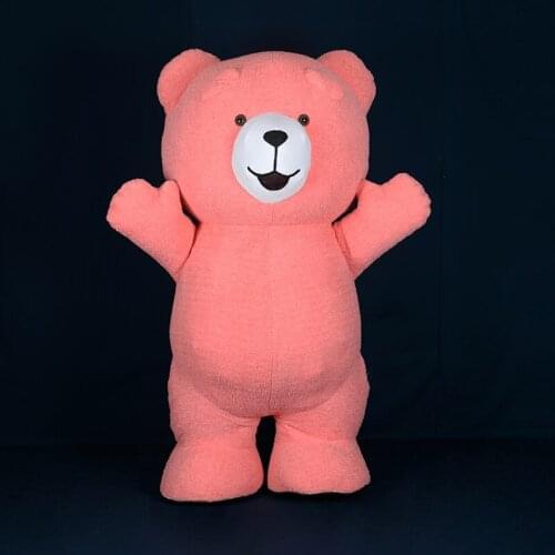 Inflatable Teddy Bear Mascot Costume Cartoon Cosplay Dress Customize Carnival Commercial Promotion Inflatable Costume For Adult