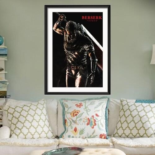 Berserk Hot Japan Anime Art Painting Silk Canvas Poster Wall Home Decor