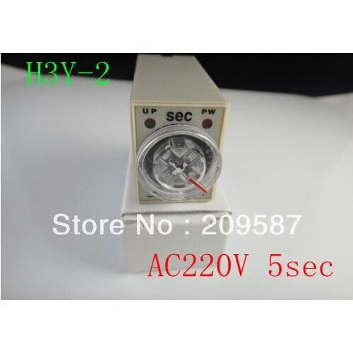 Timer relay H3Y-2 H3Y 250V 5A 5sec AC220V 220VAC