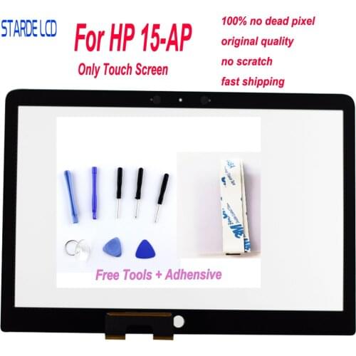 Starde LCD 15.6" Touch Screen Digitizer Glass For Hp 15-AP Pavilion Laptop +Free Tools &Adhensive