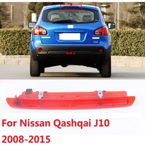 CAPQX For Nissan Qashqai J10 2008-2015 Rear Brake Light High Mount Stop Lamp LED 3rd Third Brake Light Additional Brake Lamp
