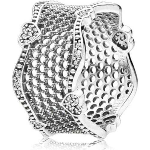 Baofu New 925 Sterling Silver Ring Blue Sparkling Snowflake Women Wedding Ring Gift High Jewelry