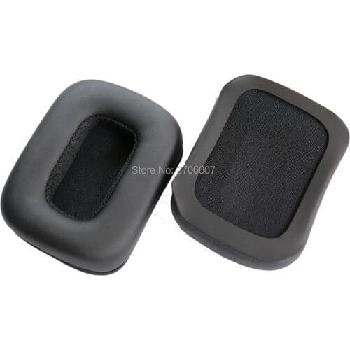 1 pair Replace Ear pads Leather Cushion Repair Parts for Mad Catz Tritton kunai PS4 headphones(headset) Earmuff
