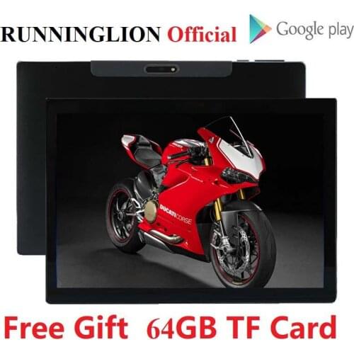 10 Inch Deca Core Tablet 128G ROM 6G RAM Dual Cameras 1920x1200 IPS 2.5D Tempered Glass 13MP WiFi GPS Android 9.0 Pad