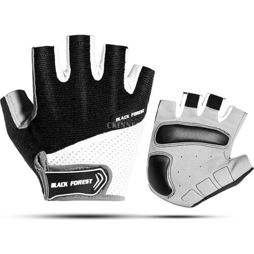 100Pair/Lot Breathable Half Finger Gloves Anti Slip Pad Motorcycle MTB Road Bike Gloves Men Women Sports Motorcycle Gloves