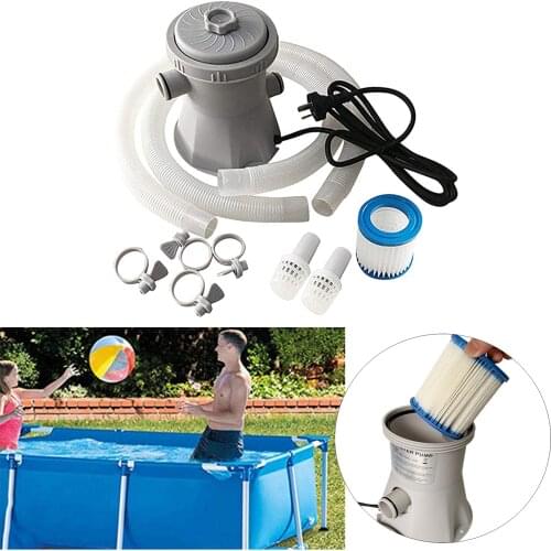 15W Electric Water Filter Pump For Above Ground Pools Water Pump Reusable
