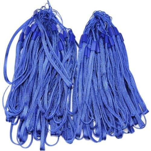 200Pcs blue wrist Strap Lanyard for Mobile Mp3 DC 170mm
