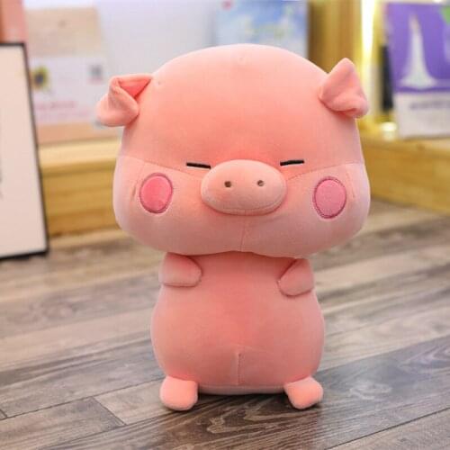 33/45/55cm Lovely Pig Plush Toys Stuffed Chinese Zodiac Pig Doll Super Soft Animal Pillow for Children Kids Girls Birthday Gifts