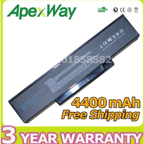Apexway 6 cell battery for Dell Inspiron 1425 1427 ZS070C 90-NFY6B1000 BATE80L6 BATEL80L6 BATFT10L61 BEE0110202 906C5040F