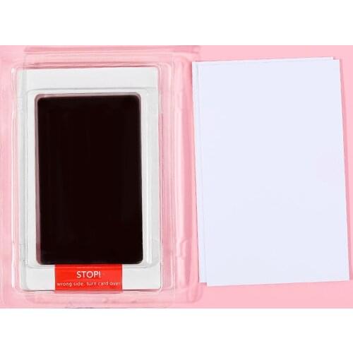 Safe Non-toxic Baby Footprints Handprint No Touch Skin Inkless Ink Pads Kits for 0-6 Months Newborn Pet Dog Paw Prints Souvenir