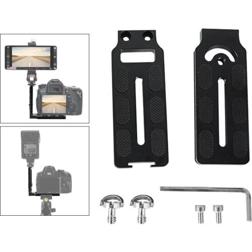 Quick Release L Bracket Camera Plate L Shape Plate Universal Tripod Plate Adapter For DSLR Camera