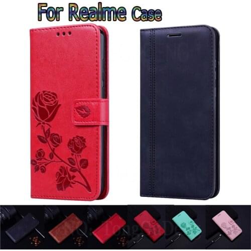 Flip Cover For Realme C21 C3i C2s C11 C12 C15 C17 C3 C20 Case Phone Funda For Realme Q2 Pro Q2i GT 5G Case Wallet Leather Book