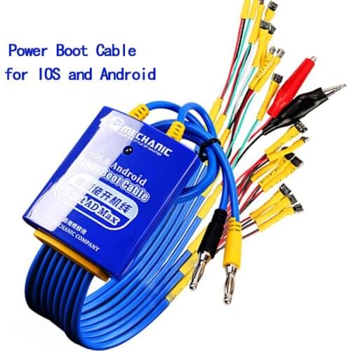 IBoot Power Supply Line Test Tools for iPhone Samsung Meizu Huawei VIVO Android Mobile Phones Boot Repair Cable Wire Tool Set