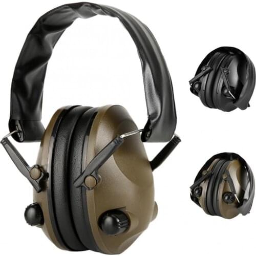 Anti-Noise tactics Headset TAC 6S Foldable Shooting Electronic Earmuff Soft Padded Protective Headphones For Sport Hunting