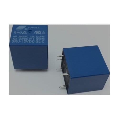 Original SRU-12VDC-SL-C 10A 250VAC 30VDC 5PIN SRU-12V-SL-C