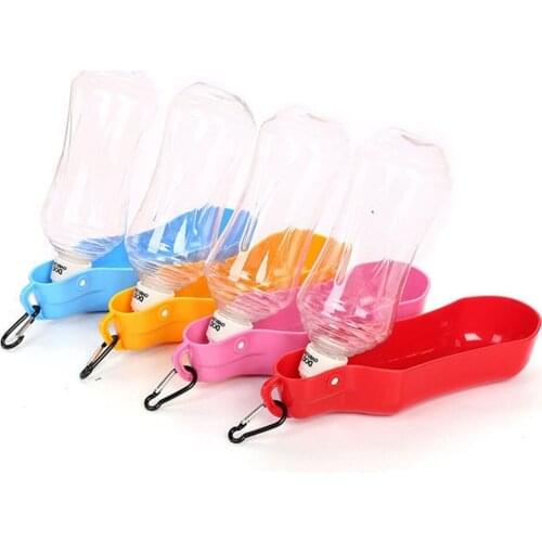 Pet Water Bottle 250/500ML Portable Cat Dog Drinking Fountain Puppy Outdoor Travel Water Dispenser Kitten Automatic Feeder