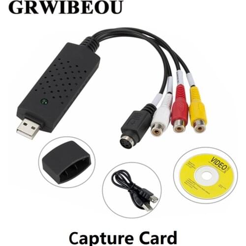 Protable USB 2.0 Video Capture Card Converter PC Adapter TV Audio DVD DVR VHS For Window 2000 For XP High Quality Capture Card