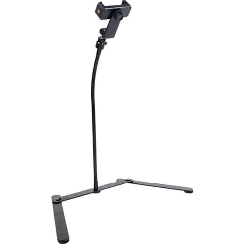 Adjustable Tripod with Cellphone Holder, Overhead Phone Mount, Table Top Teaching Online Stand for Drawing, Live Streaming