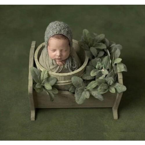 Newborn Photography Props Furniture Wooden Bed Crib Photo Shooting Posing Accessories for Baby Infant Supplies