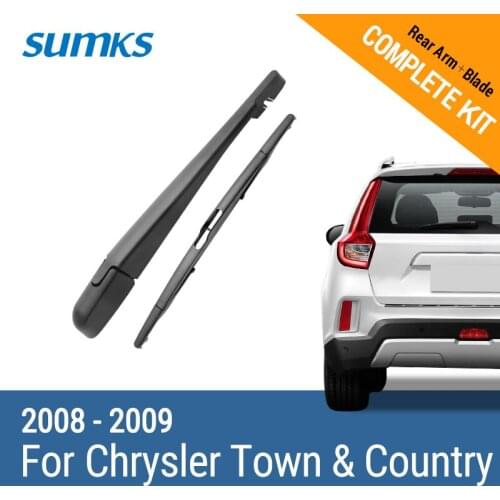 SUMKS Rear Wiper & Arm for Chrysler Town & Country 2008 2009