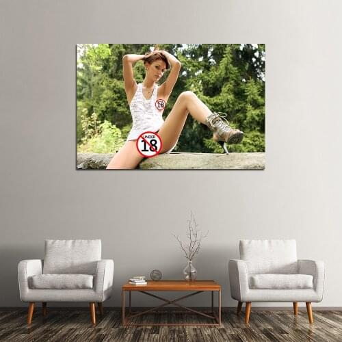 Sexy Model Hot Body Wallpaper Wall Art Poster Canvas Prints Paintings Wall Picture for Living Room Decor