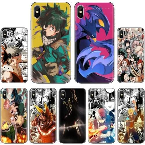 Hero-Academia-C-Deku-Might-Boku-No Silicone Cover Bag For Huawei Nova 2 2i 3 3i Y3 Y5 Y6 Y7 Y9 Prime 2015 2016 2017 2018 2019