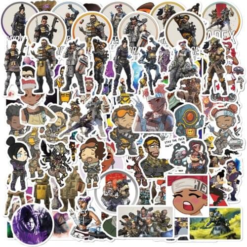 10/50/100PCS Cartoon Game Apex Legends Stickers Car Laptop Motorcycle Luggage Guitar Phone Cool Waterproof Decal Sticker Kid Toy