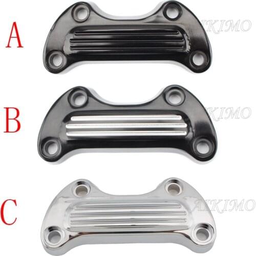 Motorcycle Handlebar Top Clamp Risers For Dyna Electra Glide Softail Breakout FXSB Fat Boy FLSTF Sportster 1200 883 Iron XL883N