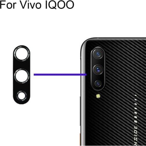 High quality For Vivo IQOO Back Rear Camera Glass Lens test good For Vivo IQ OO Replacement Parts Iq00