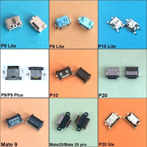 Charging port Plug USB Jack USB Connector Port Sockect for Huawei P8 P9 P10 P9 Lite P9 Plus P20/P20 Pro/P20 lite mate 9 mate20