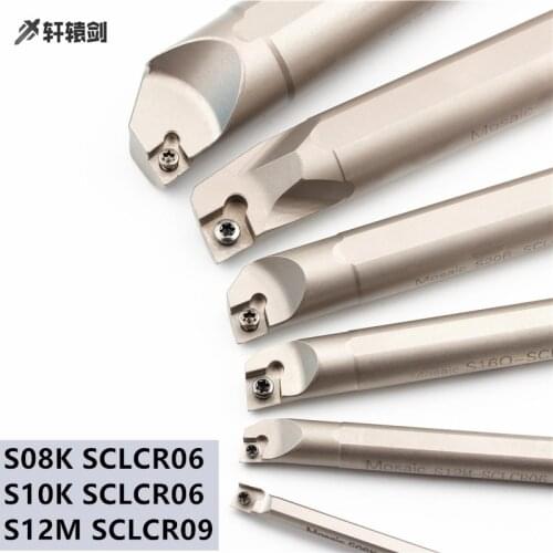 1PC S08K S10K S12M SCLCR06 SCLCR09 SCLCL06 SCLCR09 Turning Tools Internal Lathes Drill Pipes Carbide CCMT09 CCMT12