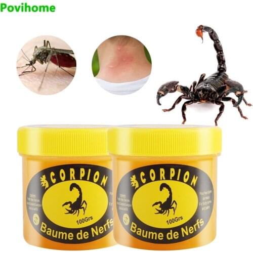 100g Scorpion Medical Plaster Medical Plaster Headache Refreshing Dizziness Mint Cooling Oil Antibacterial Cream Repellent Bites