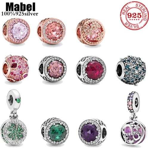 2021 new Sale high quality 925 Sterling Silver Charms Beads Fit Original Pandora Bracelets DIY Jewelry Making Gift