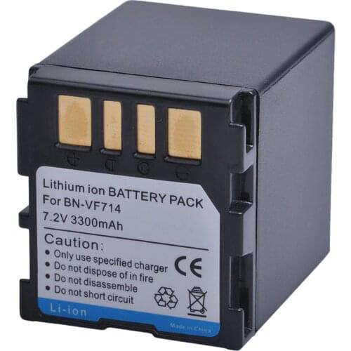 7.2V 3300mAh Battery for JVC BN-VF707 VF707U BN-VF714 VF714U BN-VF733 VF733U and GR-D239 GR-D240 GR-D245 GR-D247 GR-D250 GR-D270