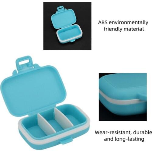 3 Grid Nail Tool Accessories Jewelry Craft Storage Box Container Case