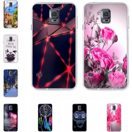 Phone Case For Samsung Galaxy S5 Case Silicone 5.1 inch Back Cover For Samsung Galaxy S5 SV I9600 Cover TPU Phone Shells Fundas