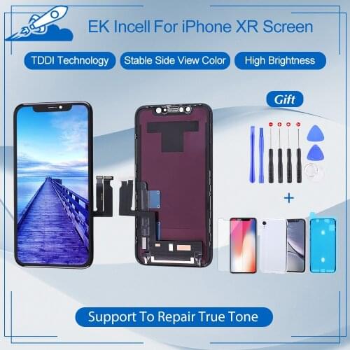 Elekworld Grade EK Incell For iPhone XR LCD Display 3D Touch Screen Digitizer Assembly Replacement Parts With Gift