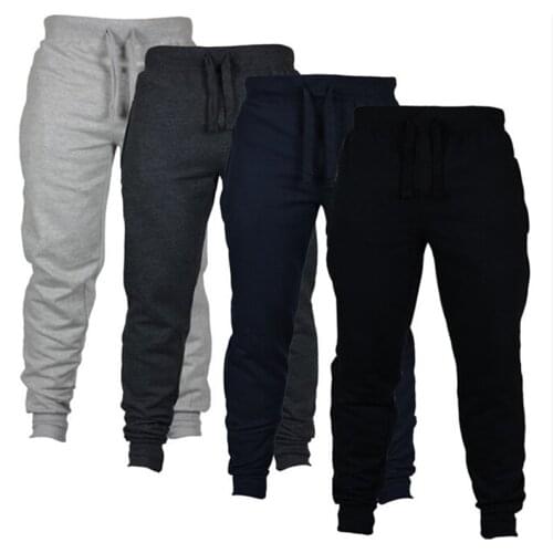 Fleece Warm Mens Sports Running Pants Solid Casual Sweatpants Trouser Workout Jogging Run Pants Plus Size 4XL Gym Fitness Pants
