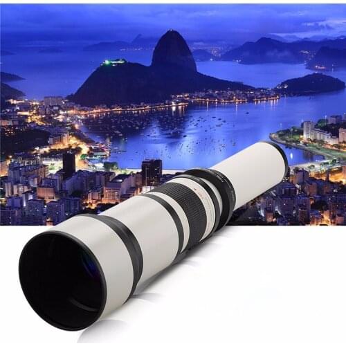 650-1300mm F8.0-16 Super Telephoto Manual Zoom Lens + T2 Adapter for Nikon D3200 D3300 D5200 D5500 D7000 D7200 D800 D90 DSLR