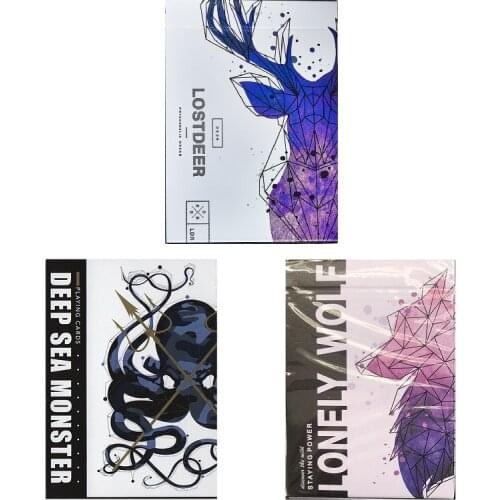 Lost Deer Playing Cards Lonely Wolf Deck Deep Sea Monster Poker USPCC Card Games Magic Props Magic Tricks