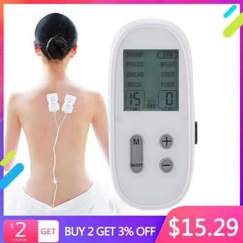 TENS Pulse Massage Physiotherapy Instrument Kneading Muscle Relaxation Electrical Nerve EMS Muscle Stimulator Acupuncture