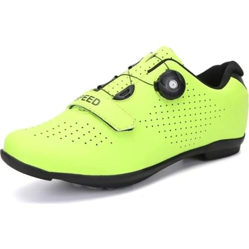 Mens Road Cycling Shoes Rubber Sneaker Bottom Professional Mountain Womens Bike Breathable Bicycle Racing Shoes