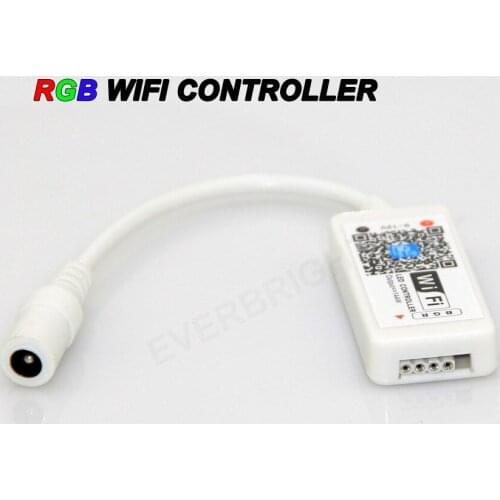 New Arrival Wifi LED RGB Controler DC12V MIni Wifi RGB LED Controller for RGB LED Strip Light