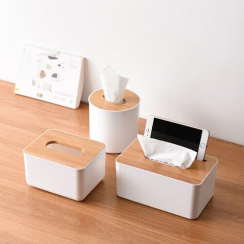 Nordic Minimalist Creative Tissue Box Household Living Room Pumping Box Tissue Paper Restaurant Napkin Storage Box For Home